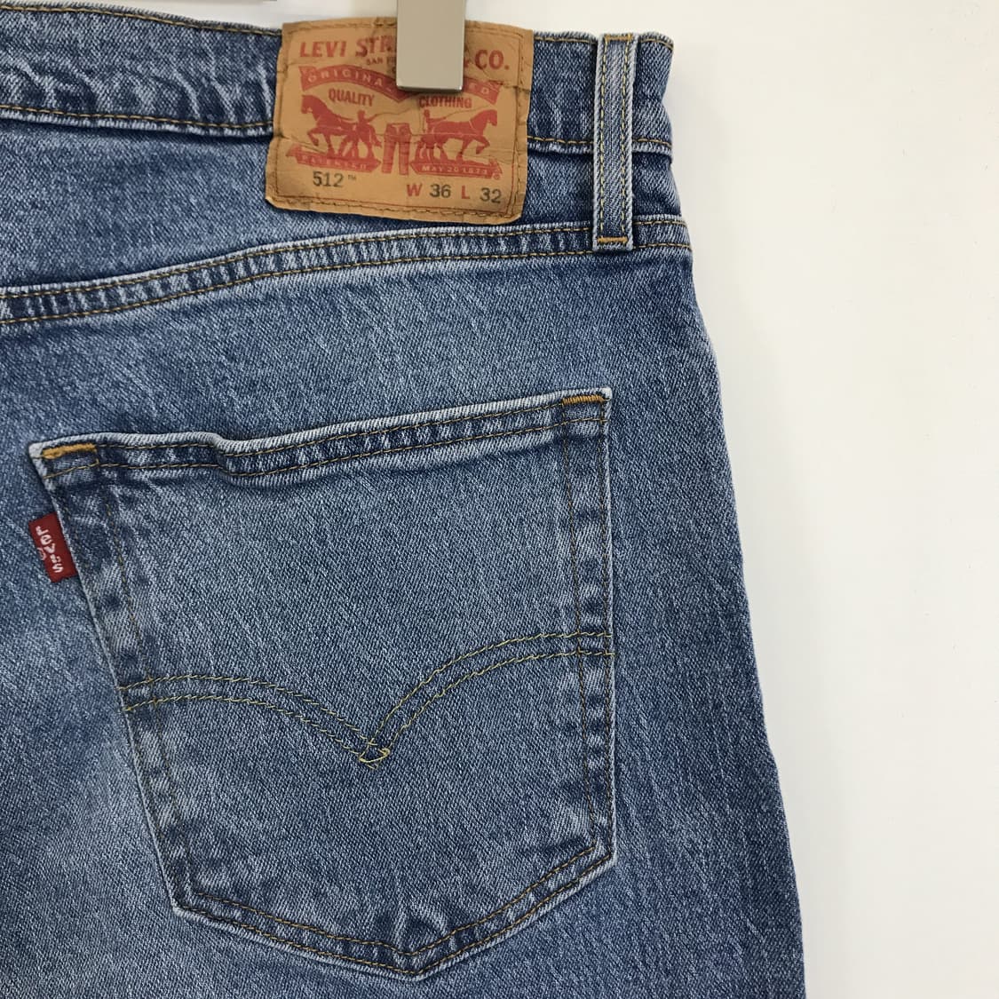 리바이스 신형 512 연청 데님 스판청바지 [36인치] 상품이미지4