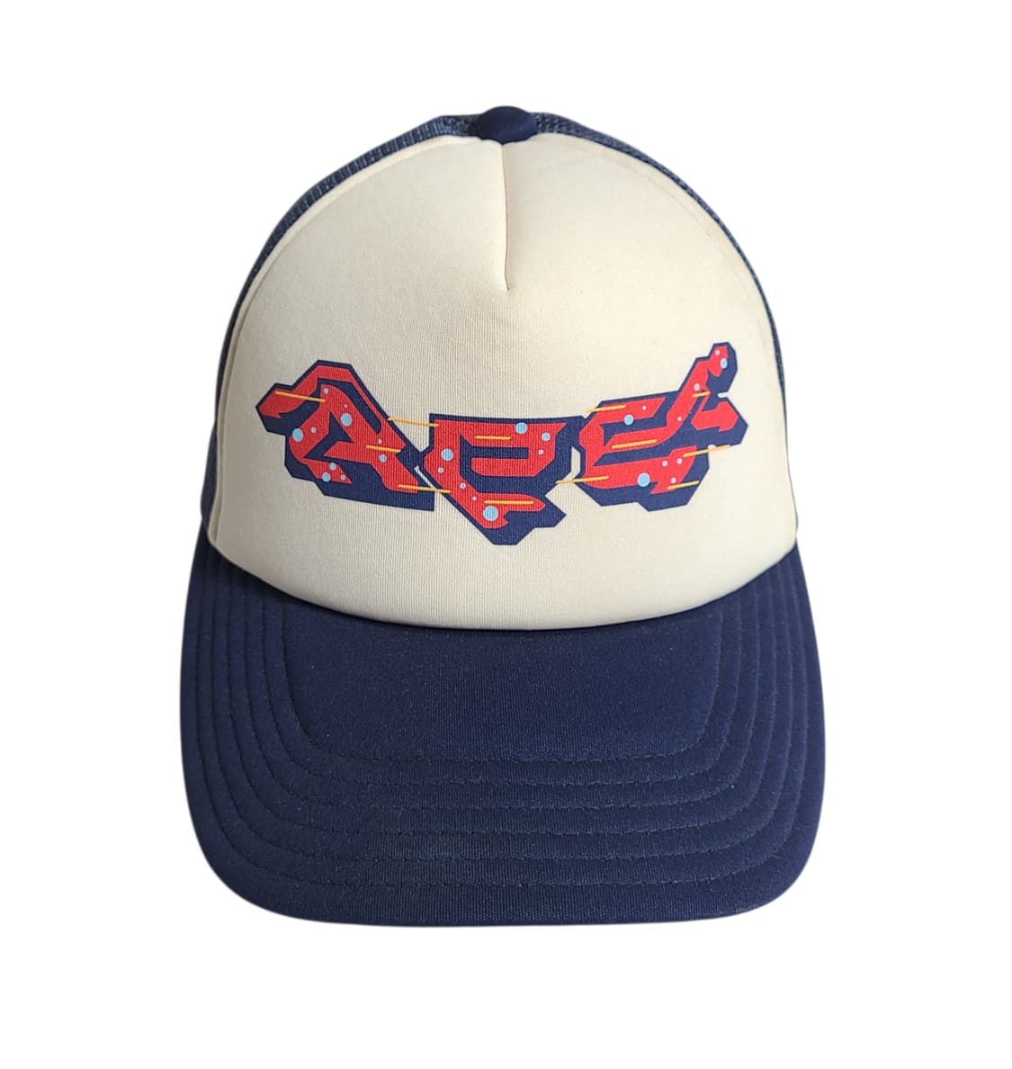 BAPE) 아카이브 베이프 그레피티 APE 로고 메쉬 캡 상품이미지2