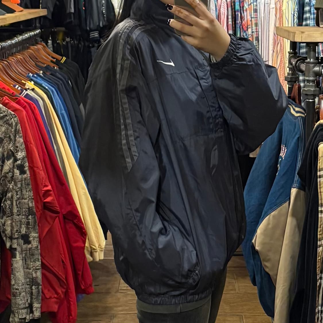 [HI] 나이키 바람막이 다크네이비 상품이미지4