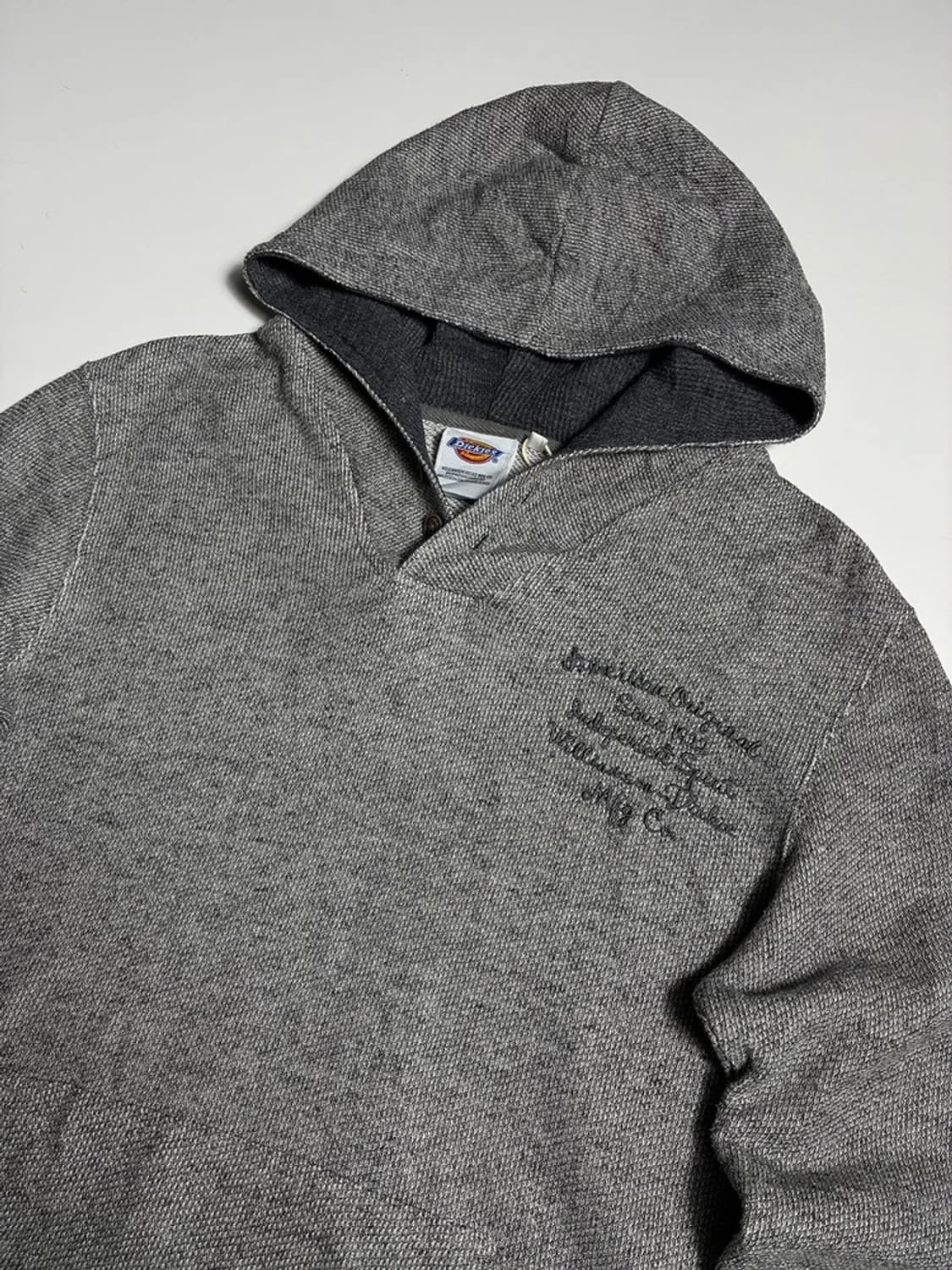 디키즈 Dickies 자수 레터링 버튼 후드티 R1924 상품이미지2