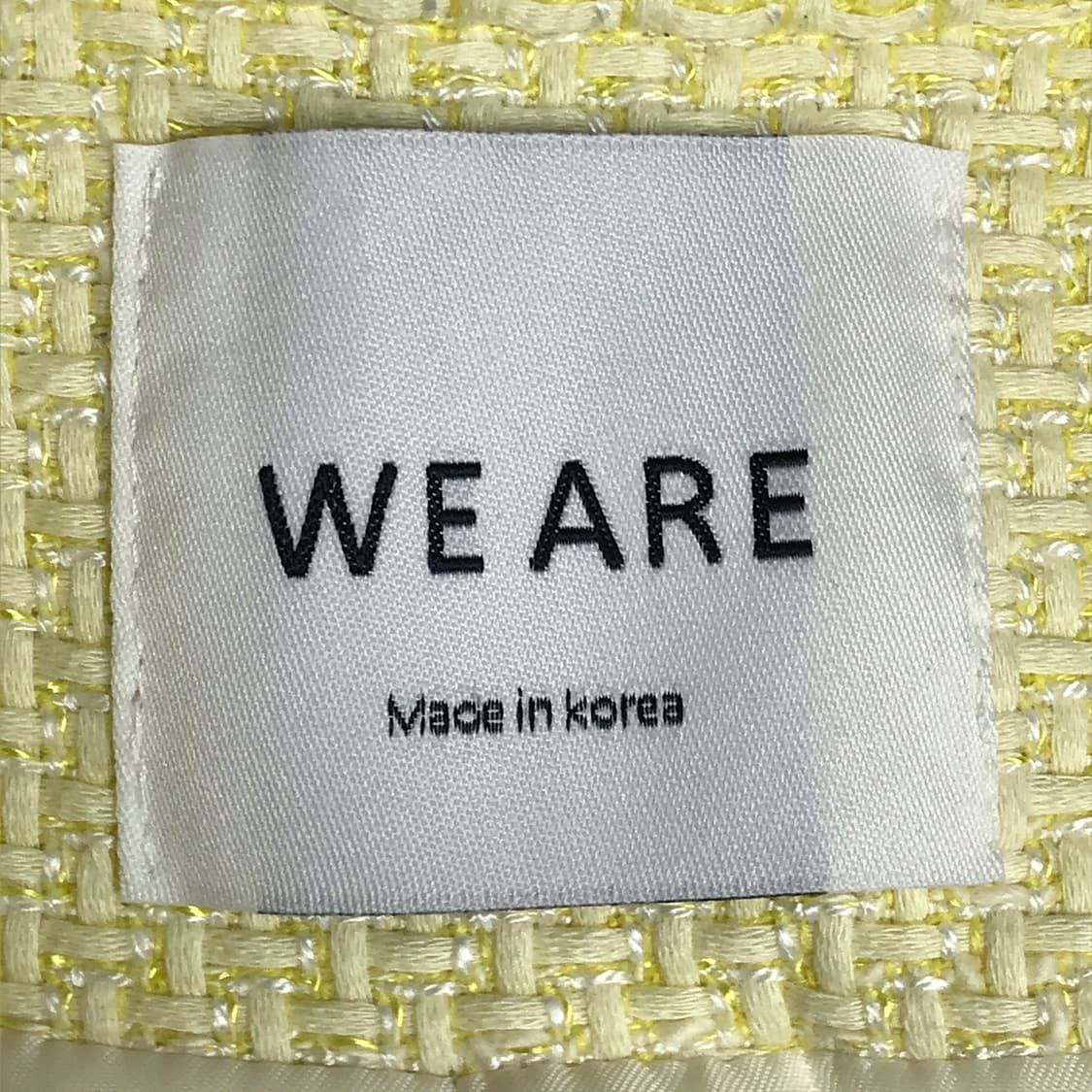 WE ARE 위아 트위드 크롭 숏 자켓 상품이미지5