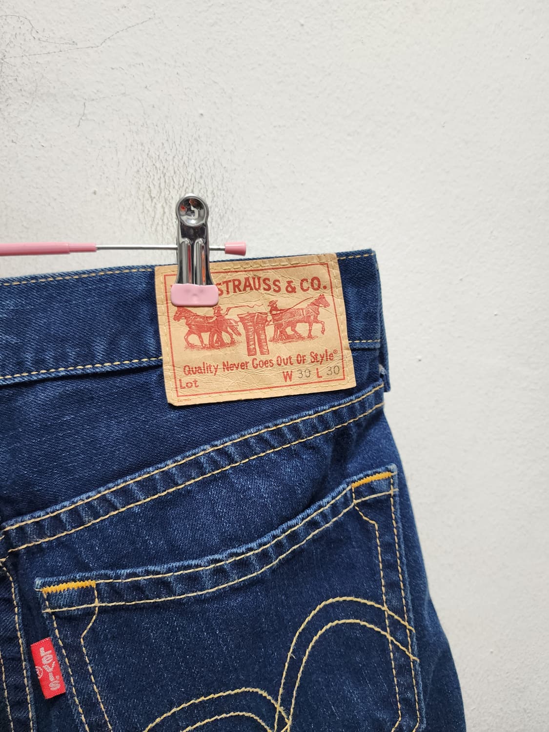 리바이스 TYPE1 아이코닉 스트레이트 진청바지  상품이미지3