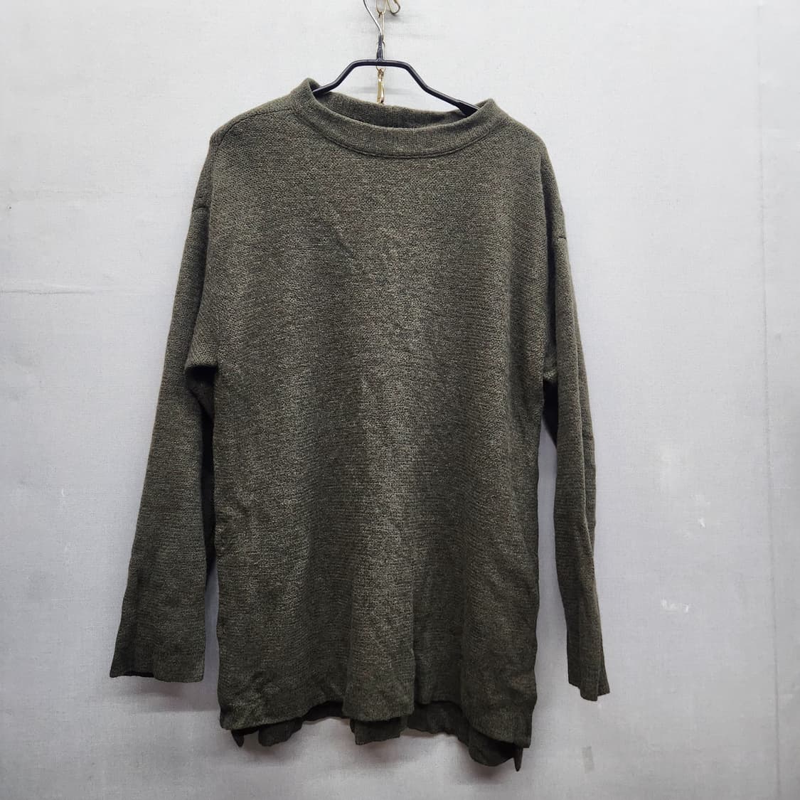 한섬 SJSJ 옆트임 똑딱이 니트 M 상품이미지1