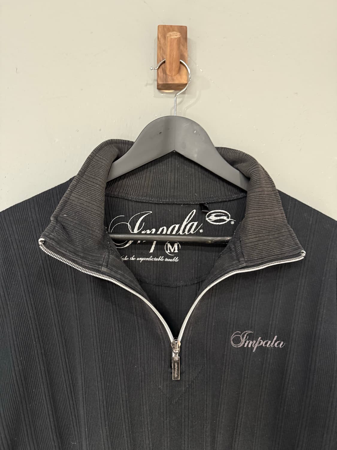 back lettering half-zip long sleeve 상품이미지7