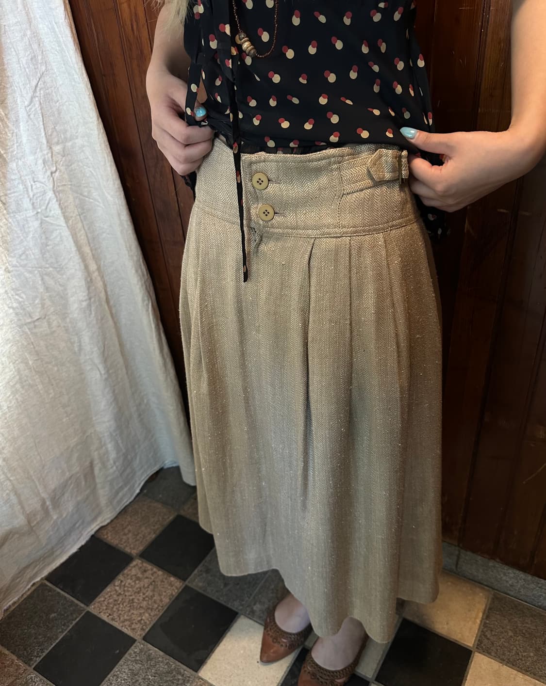 cupra belt skirt 상품이미지1