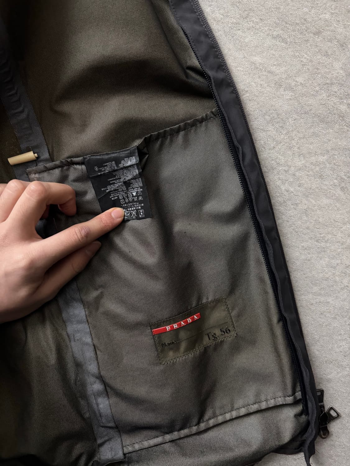 프라다 스포츠 레이어드 패딩 자켓 상품이미지10