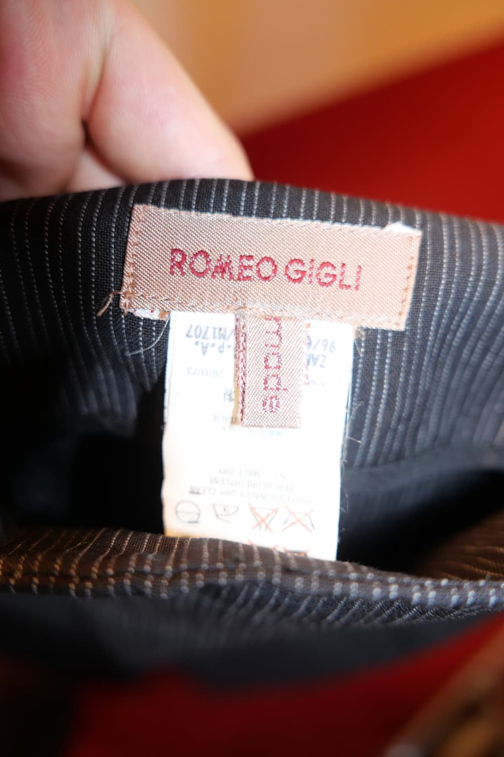 romeo gigli 1996aw slit maxi-skirt 상품이미지2