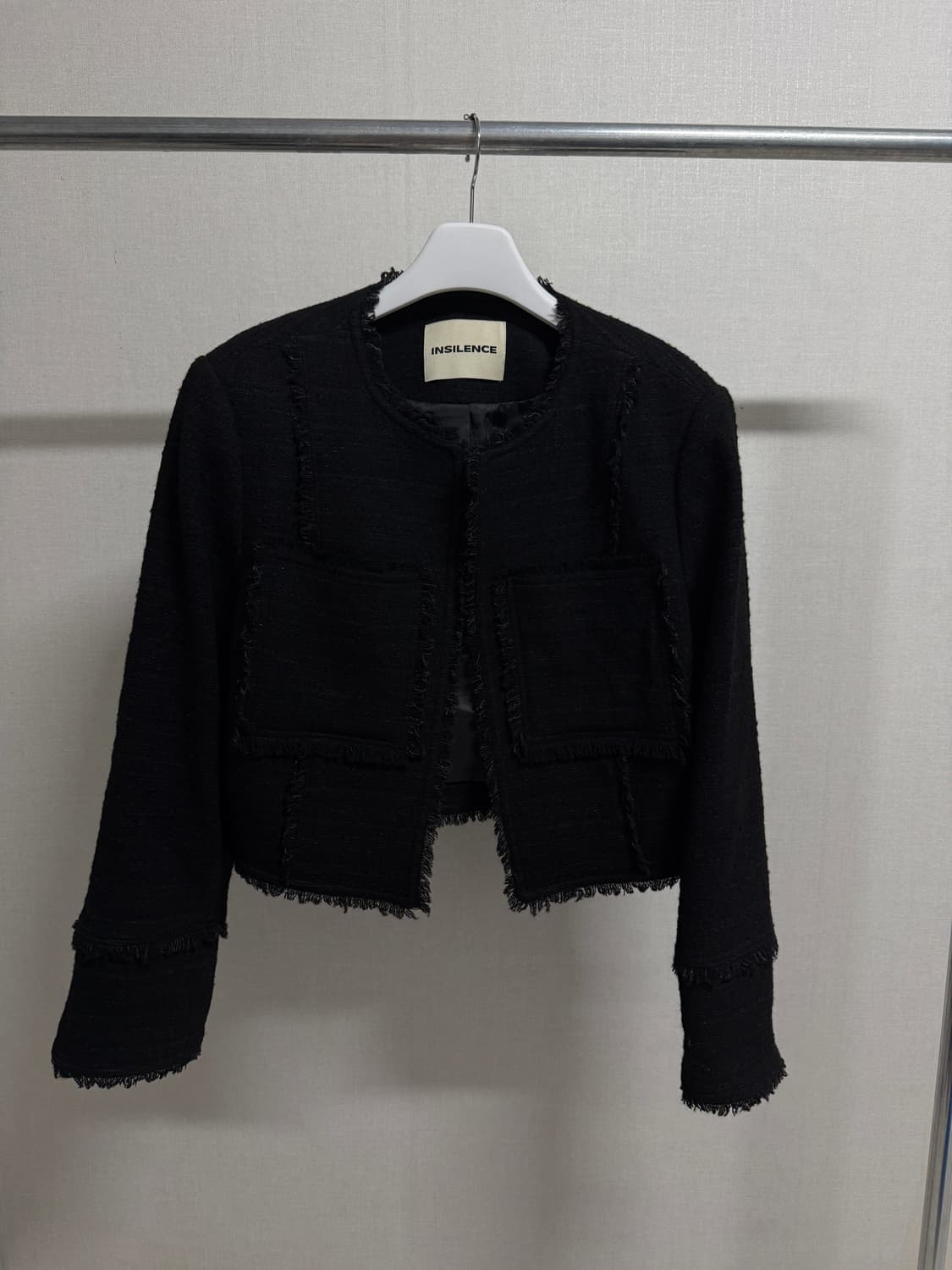 인사일런스 크롭 트위드 자켓 상품이미지1