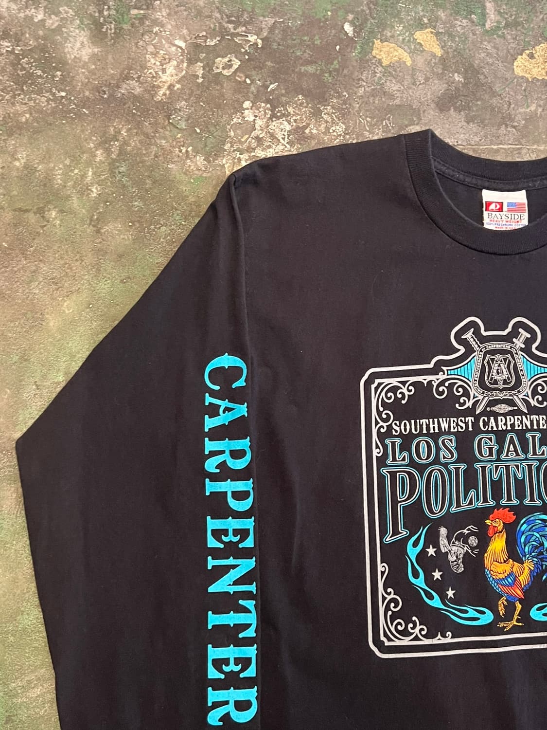 [L] 베이사이드 USA 카펜터 유니온 롱슬리브 빈티지 티셔츠 상품이미지5