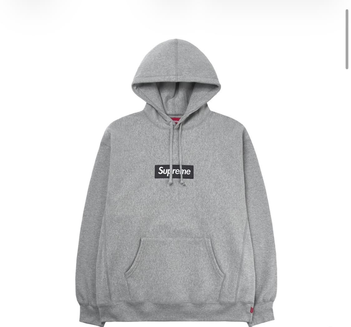 슈프림 박스로고 그레이 후드 25fw 상품이미지1