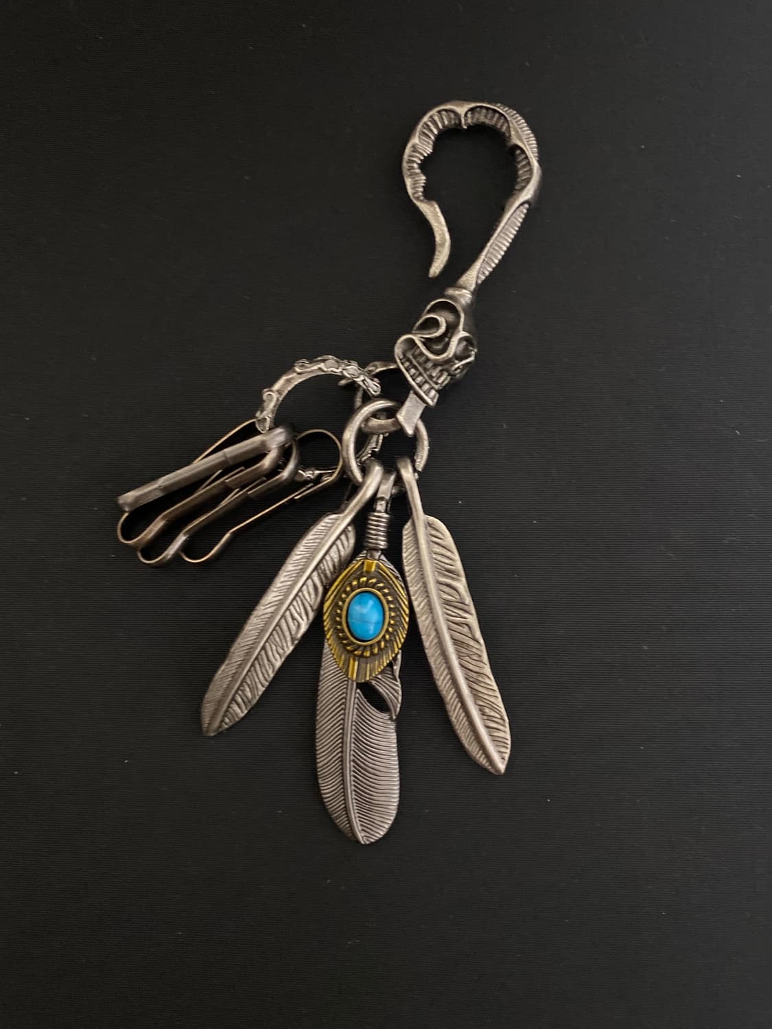 터키석 패더 메탈 키링 상품이미지1