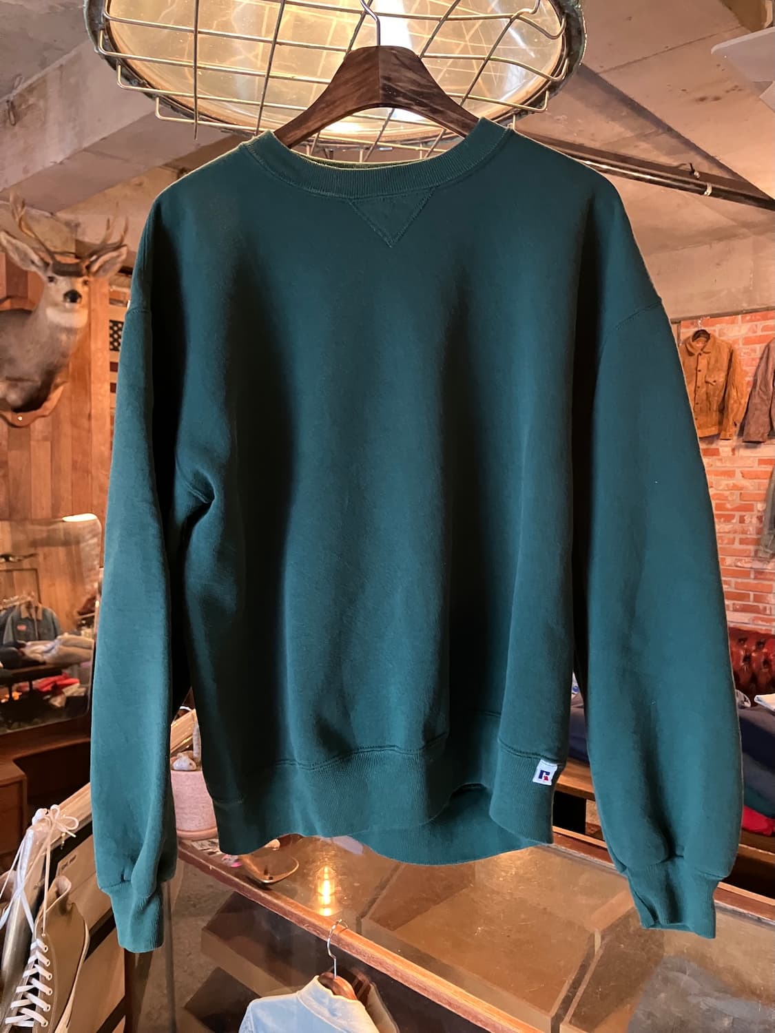 90s USA 빈티지 러셀 플레인 스웻 셔츠 맨투맨 상품이미지2