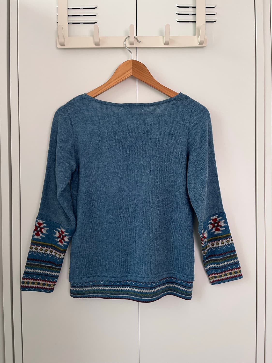 Vintage 하구미 패턴 레이어드 롱 슬리브 상품이미지10