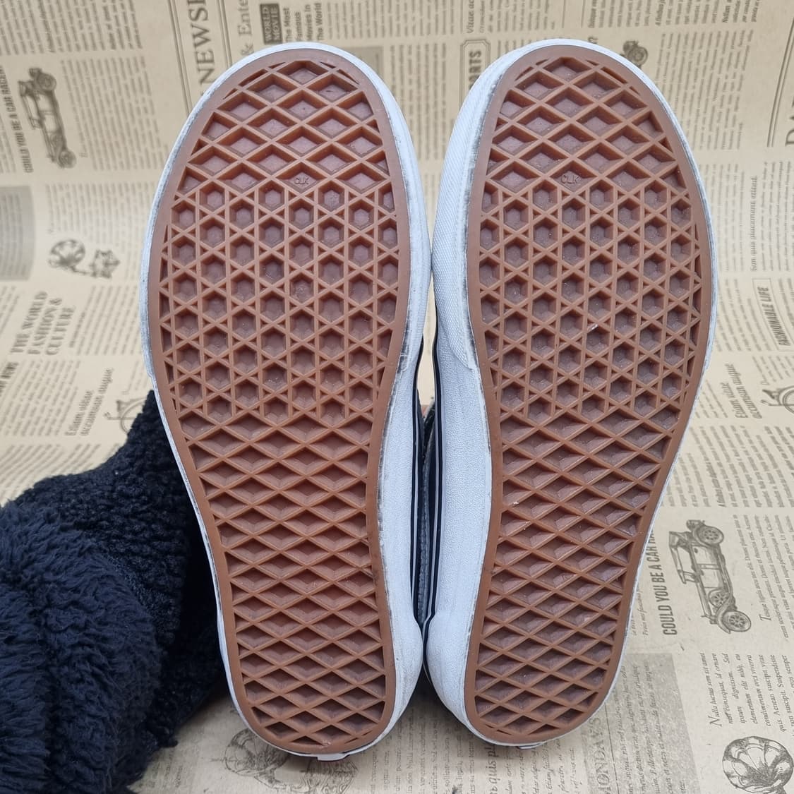 반스 올드스쿨 검흰 스니커즈 225 상품이미지3