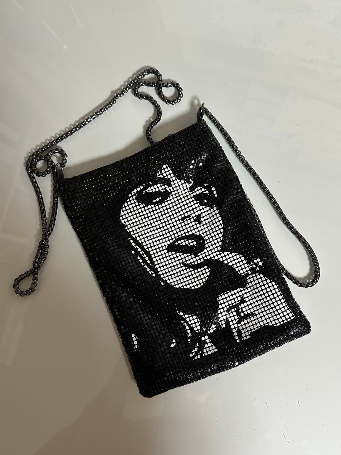 히스테릭 글래머 메탈 메쉬 사코슈 가방 상품이미지1