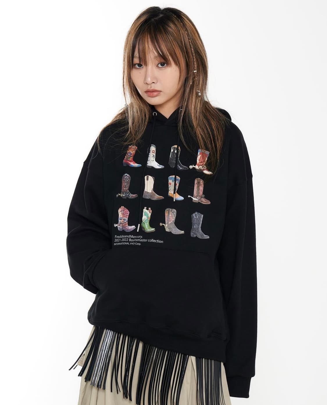 FREDDIEANDMERCURY HOODIE BK 상품이미지1