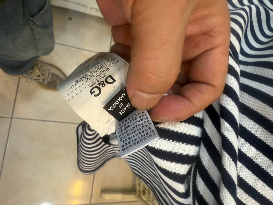 55-66 정품 돌체앤가바나 반팔 팝니다 상품이미지7