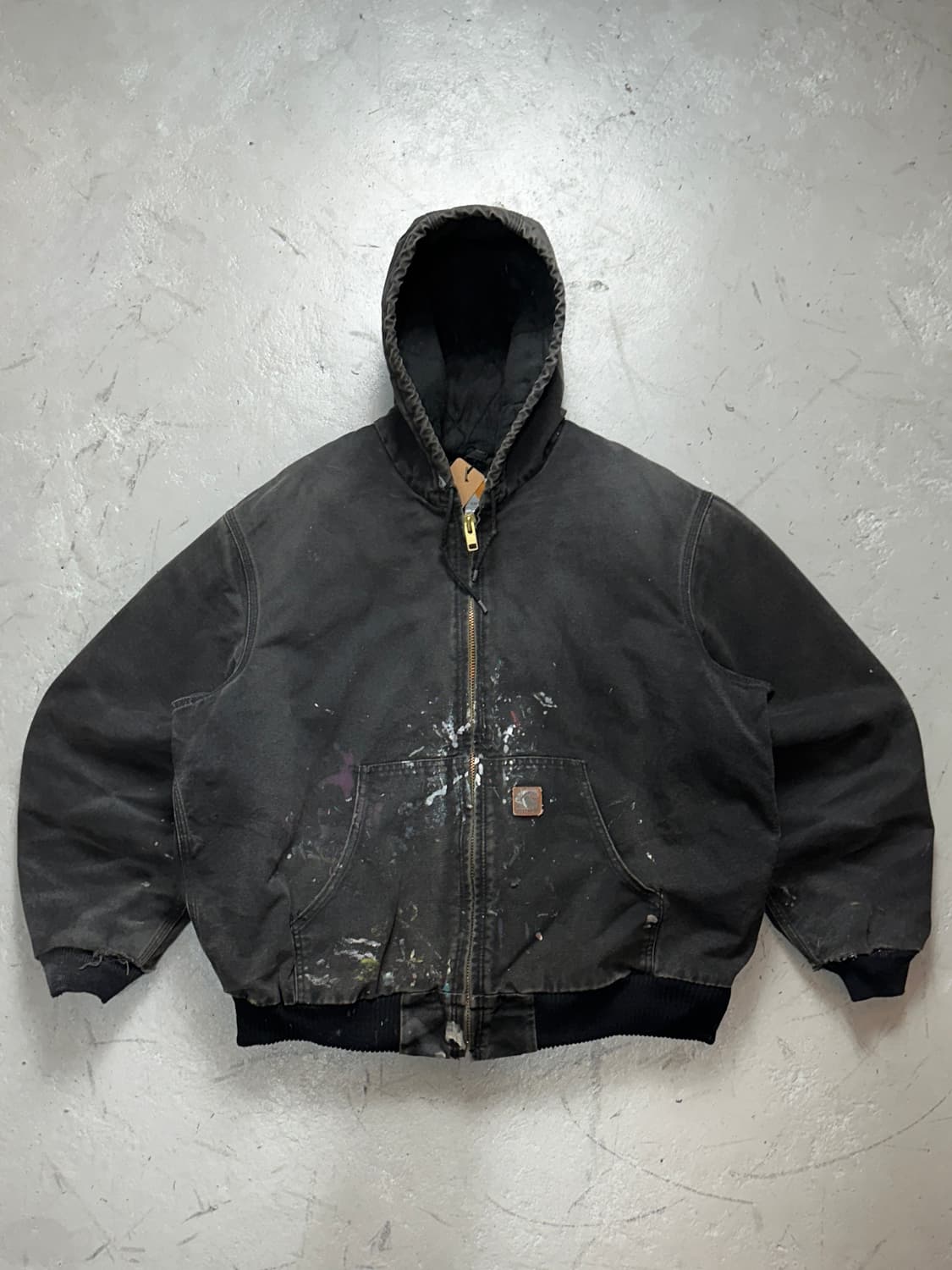 OG 칼하트 J130 액티브 자켓 칼하트 BLK 하드에이징 상품이미지1