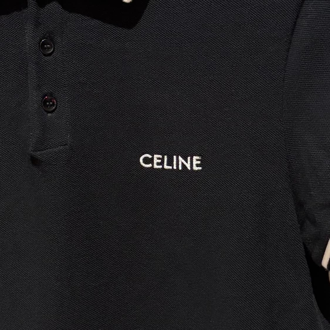 A+ / S (95) 셀린느 로고 카라티 블랙 상품이미지2