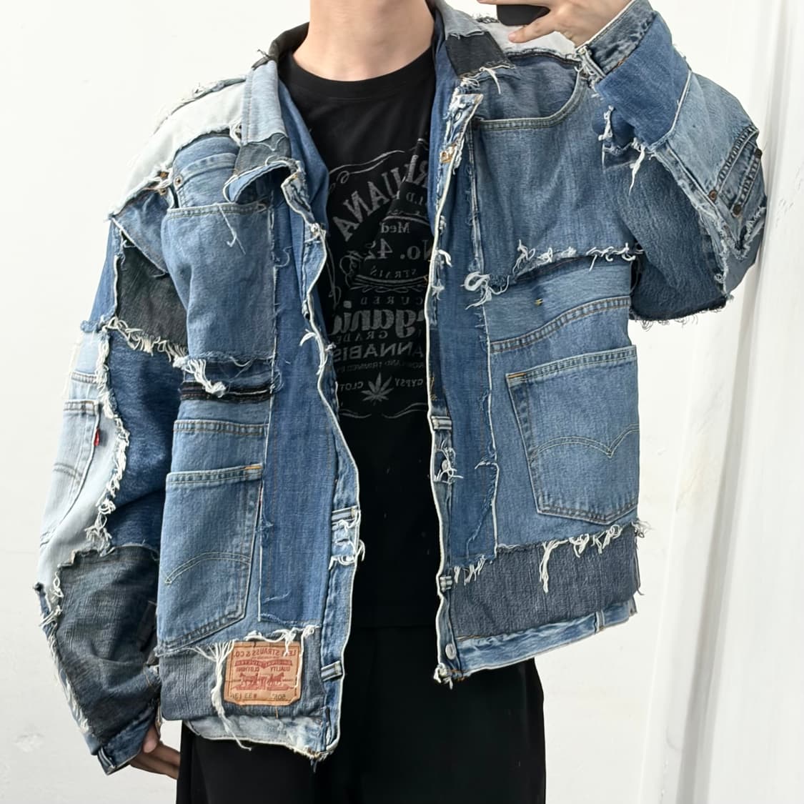 리바이스 리워크 그런지 데님 자켓 상품이미지3