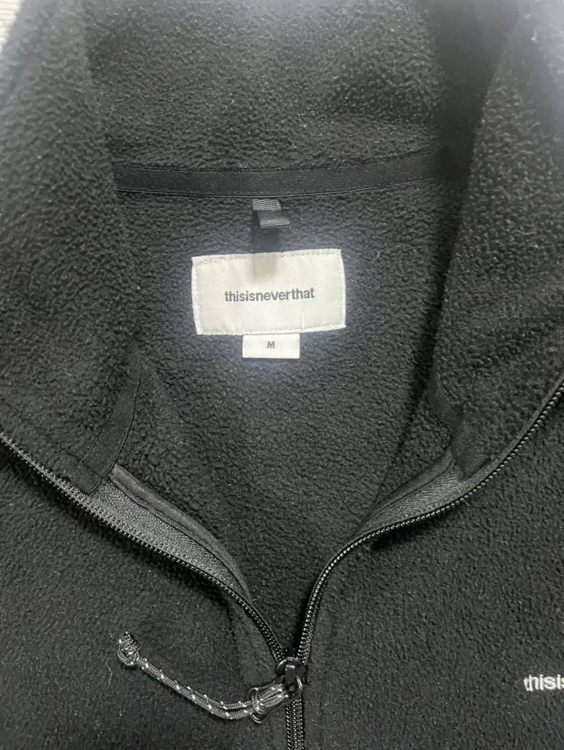 디스이즈네버댓 T 플리스 재킷 블랙 상품이미지2