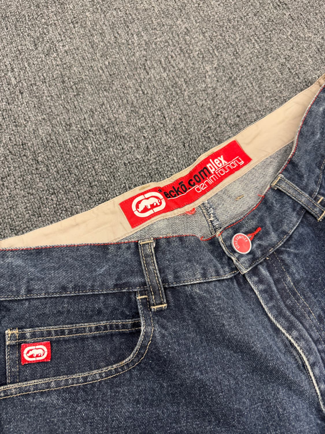 OS) ECKO UNLTD 빈티지 올드스쿨 데님 워크팬츠 상품이미지3