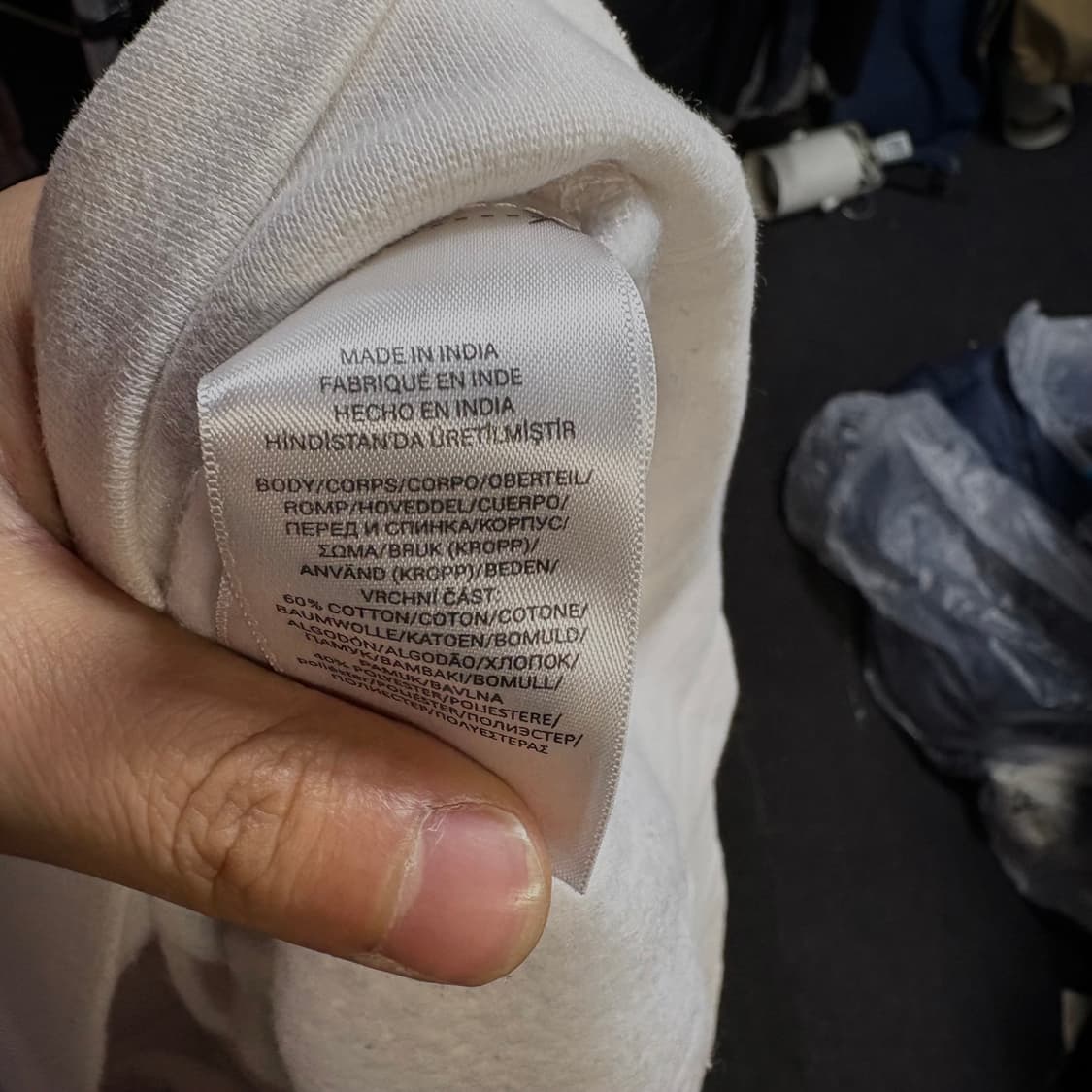 폴로랄프로렌 화이트 맨투맨 XL 상품이미지4