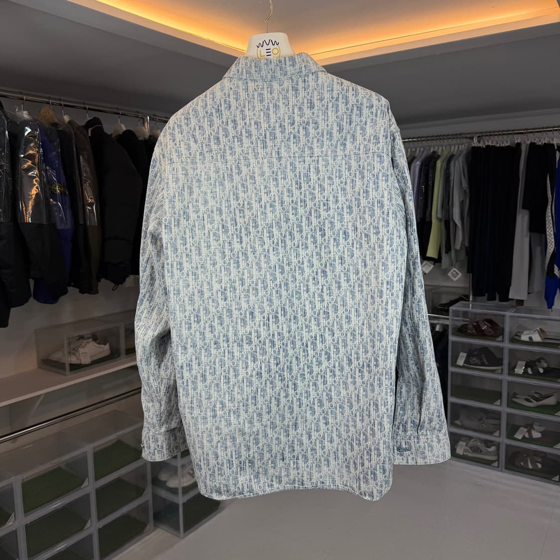 [리오브] 디올 오블리크 카스리 데님 셔츠 상품이미지2