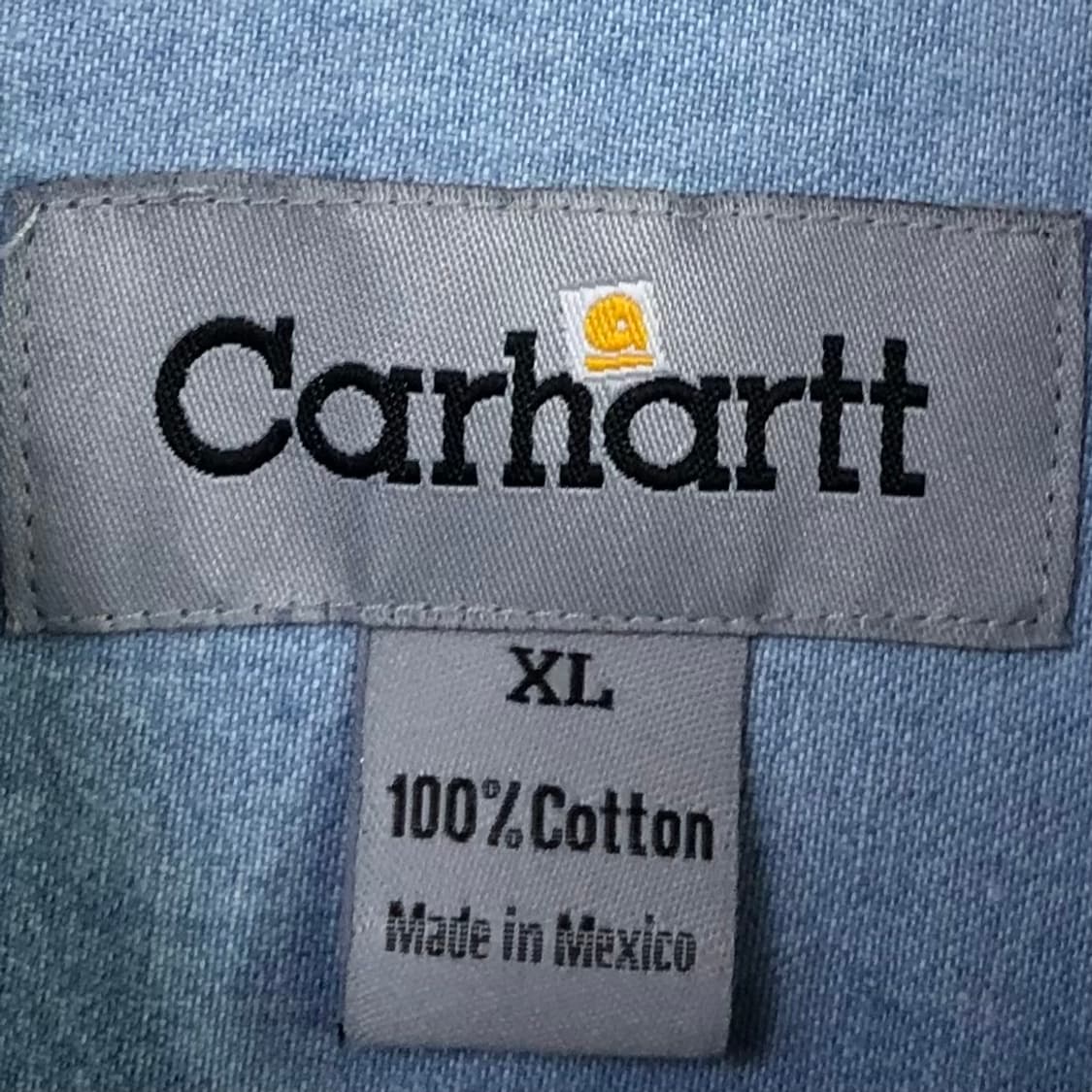 XL 칼하트 데님 셔츠 상품이미지3