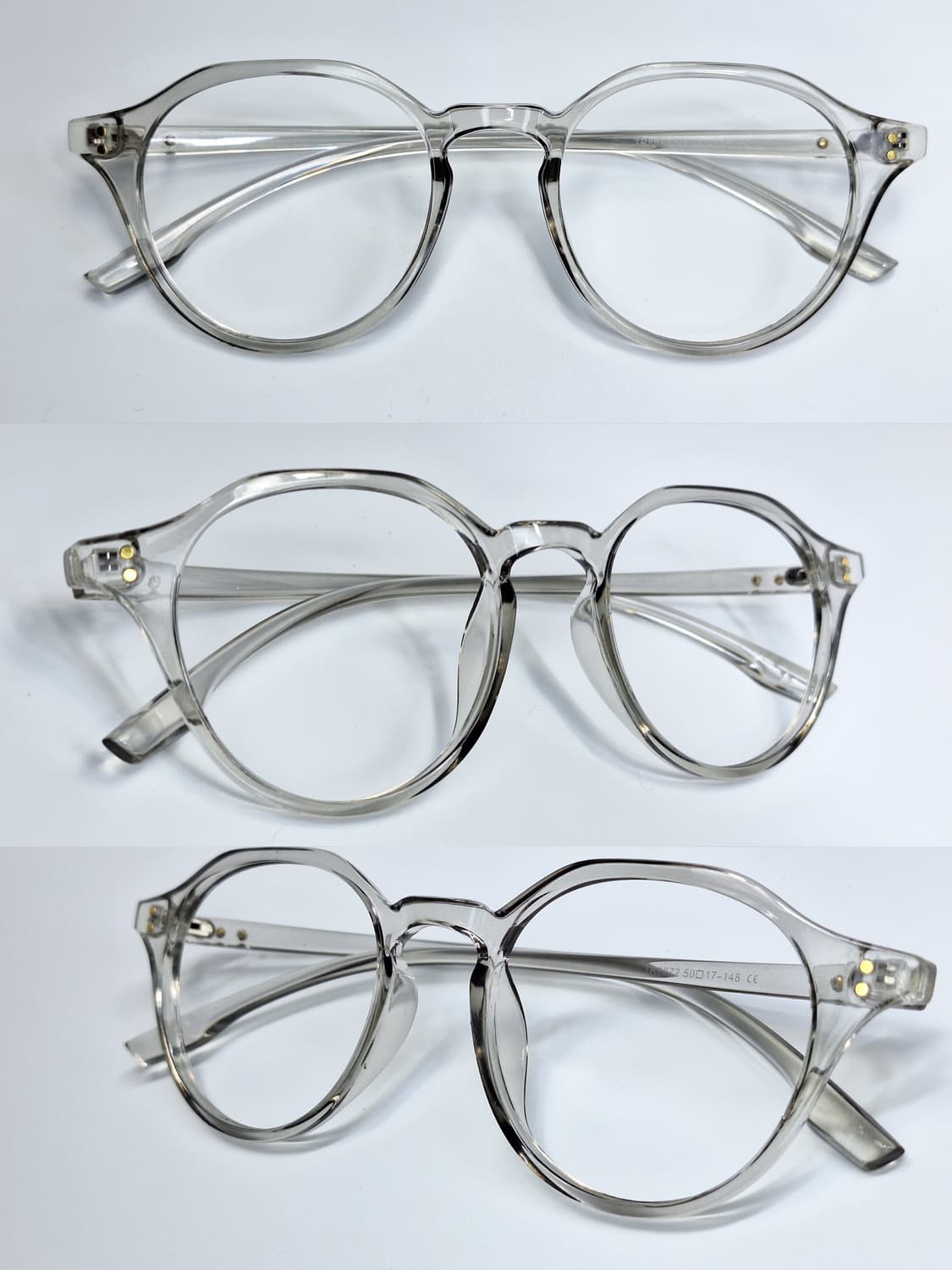 Ted Smith 테드 스미스 TR8872 투명 보스턴 안경테 50mm  상품이미지2