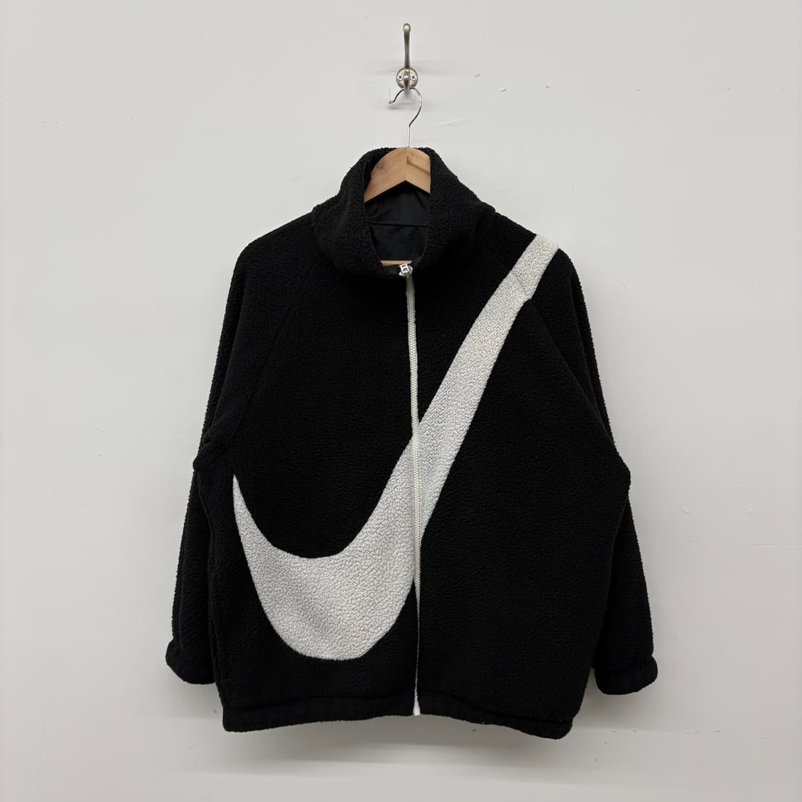 나이키 블랙 바람막이 리버시블 플리스 남/L 상품이미지5