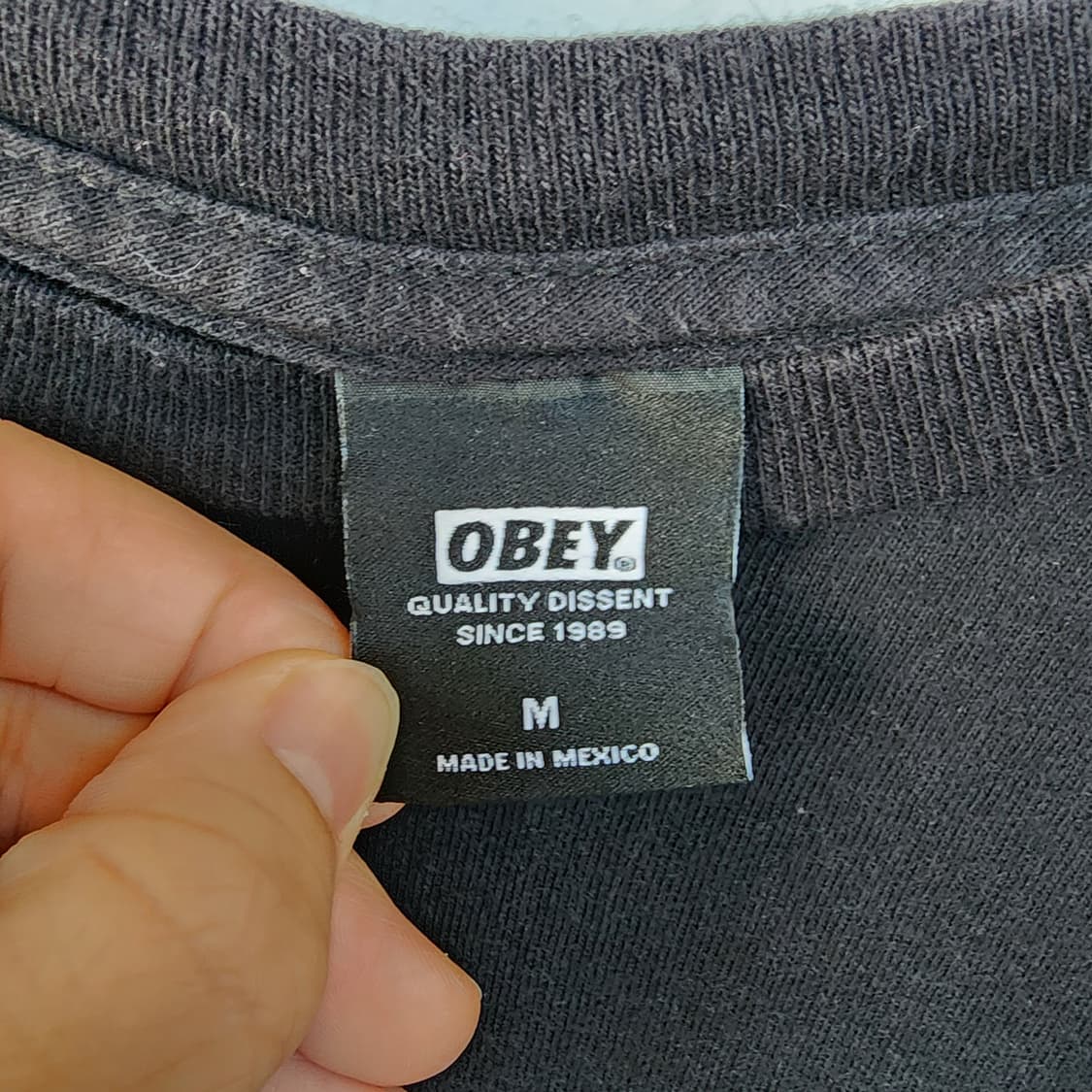 OBEY 반팔티 블랙 상품이미지5