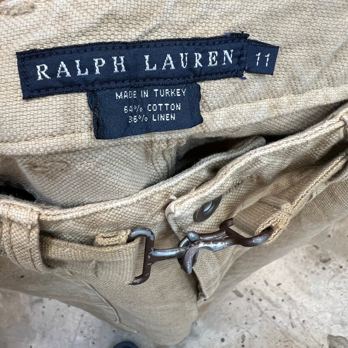 Ralph Lauren 캔버스 벨트 팬츠 상품이미지9
