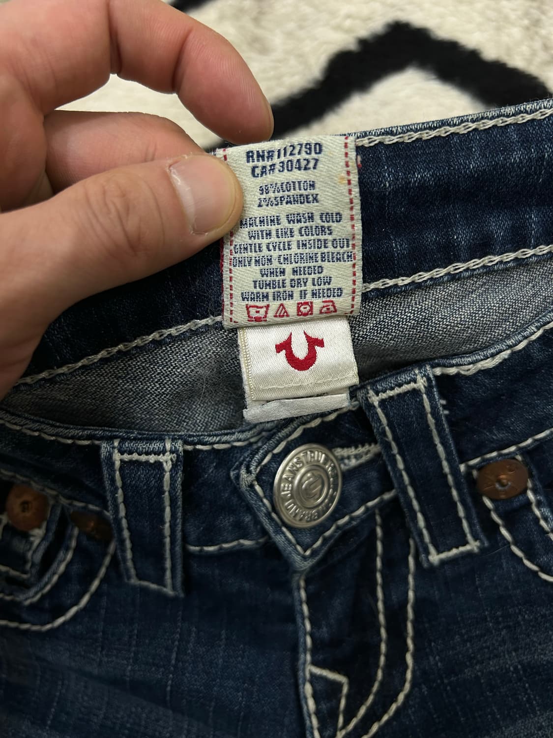 [24]트루릴리전 조이 부츠컷/진청/스판 상품이미지5