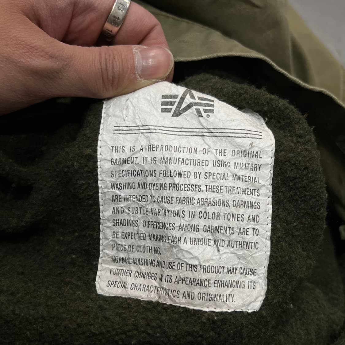  알파인더스트리 m-47 자켓 y14778 상품이미지8