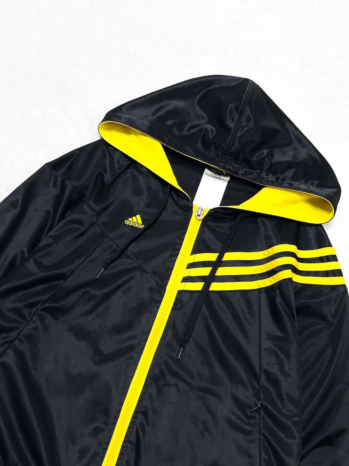 아디다스 자수로고 블랙 후드집업 상품이미지6