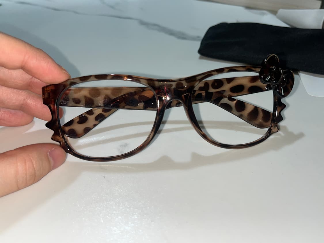 호피 헬로키티 안경테 상품이미지1