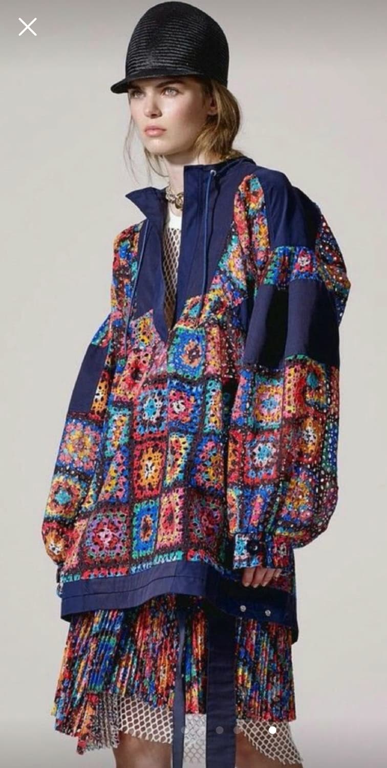 Sacai 사카이 멀티컬러 아일렛 원피스 2 상품이미지3