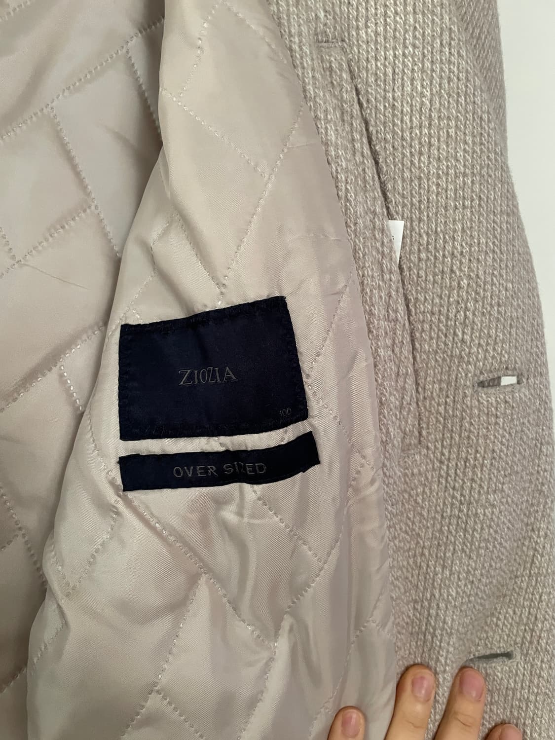 지오지아 세미 오버핏 싱글 코트 상품이미지4