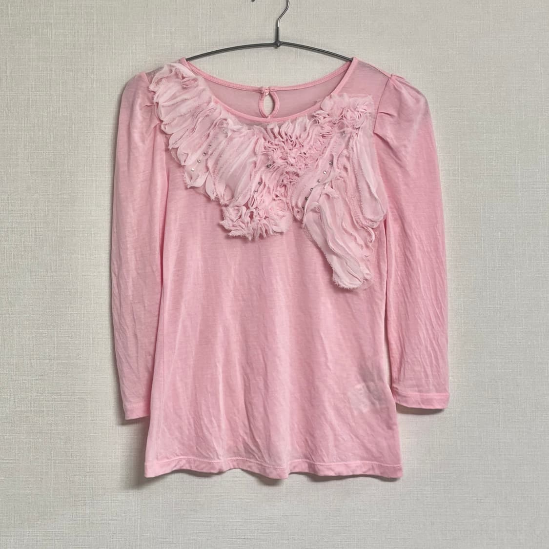 큐빅 핑크티 상품이미지1