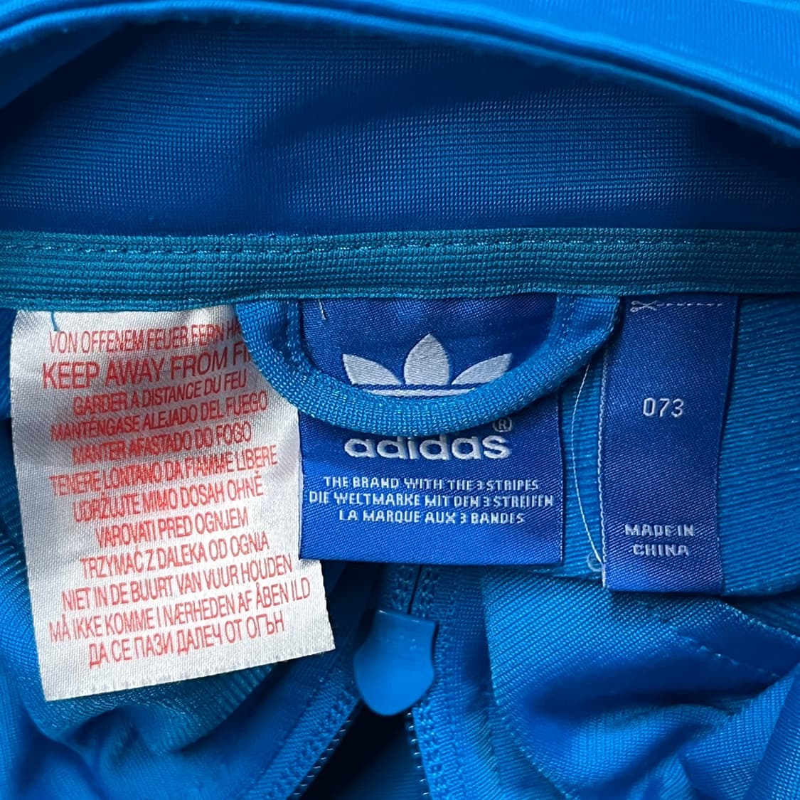 [정품/73] 아디다스 파이어버드 트랙탑 블루 져지 b8 상품이미지5