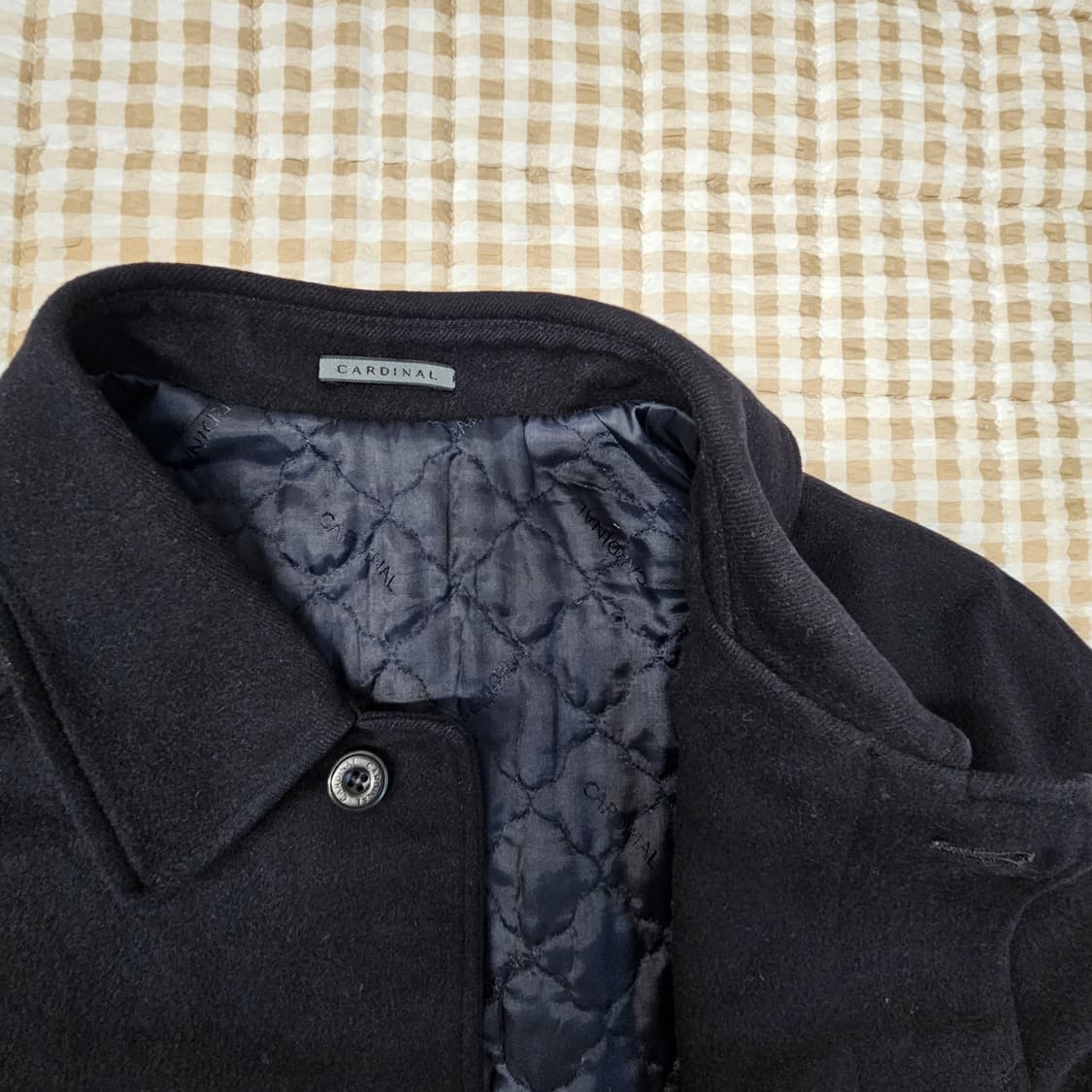 갤럭시 카디널 캐시미어100 롱 코트 남자100 상품이미지7