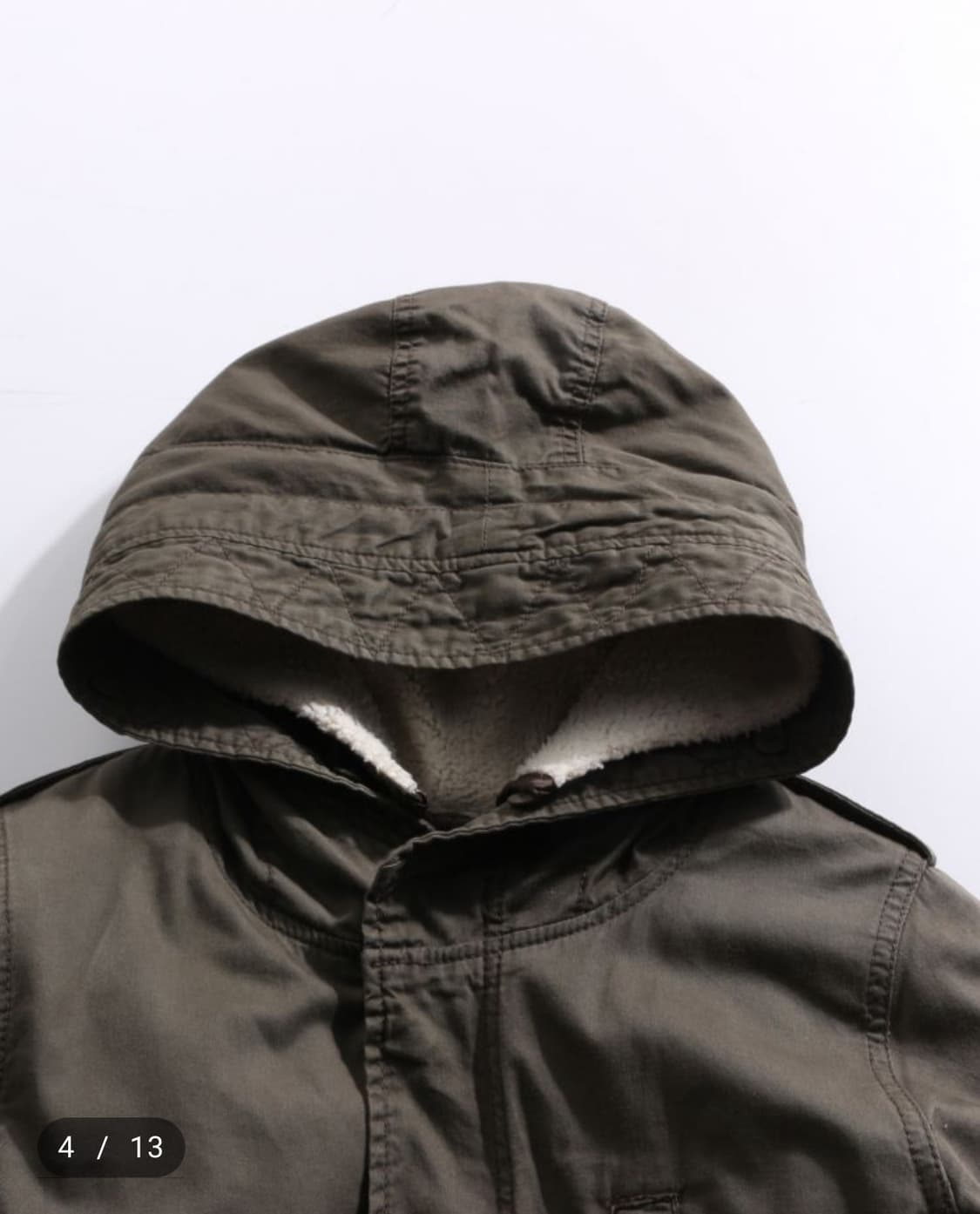 빈티지 카키 야상 상품이미지4