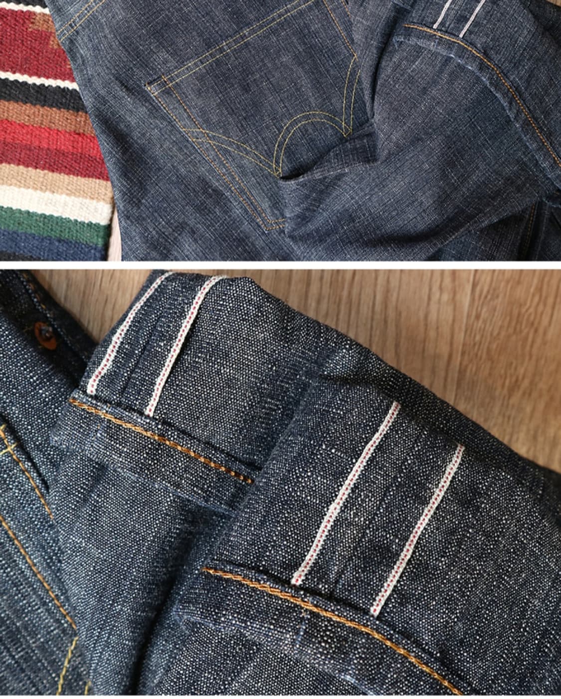  일본판 90S EDWIN 에드윈 505D 셀비지 데님  

최상 컨디션 상품이미지10