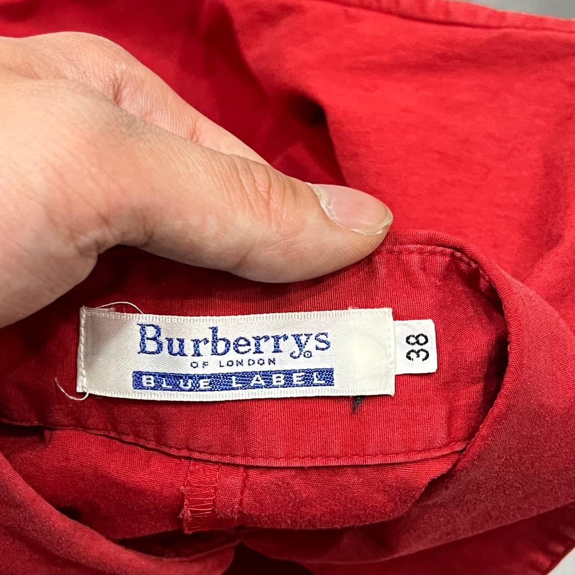  버버리 블루라벨 하프 버튼 카라 베스트 y16291 상품이미지7