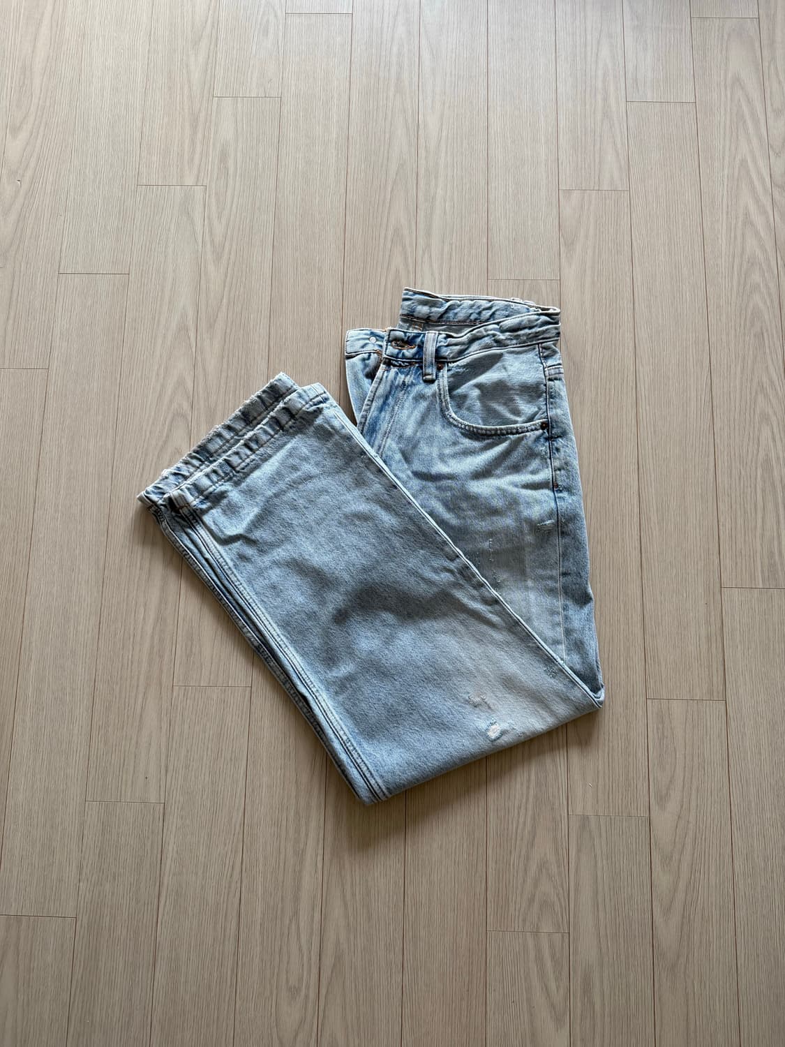 자라 배기핏 데님팬츠 38사이즈 상품이미지1