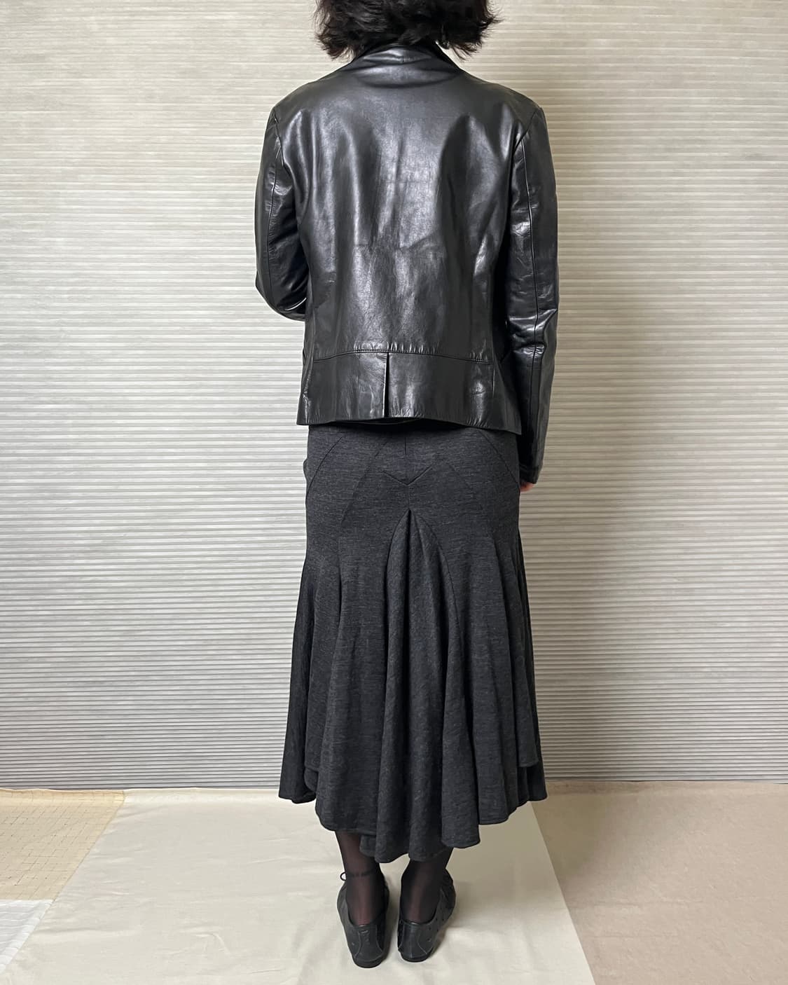 요지야마모토 큐어레더 테일러드자켓 yohji yamamoto 상품이미지9