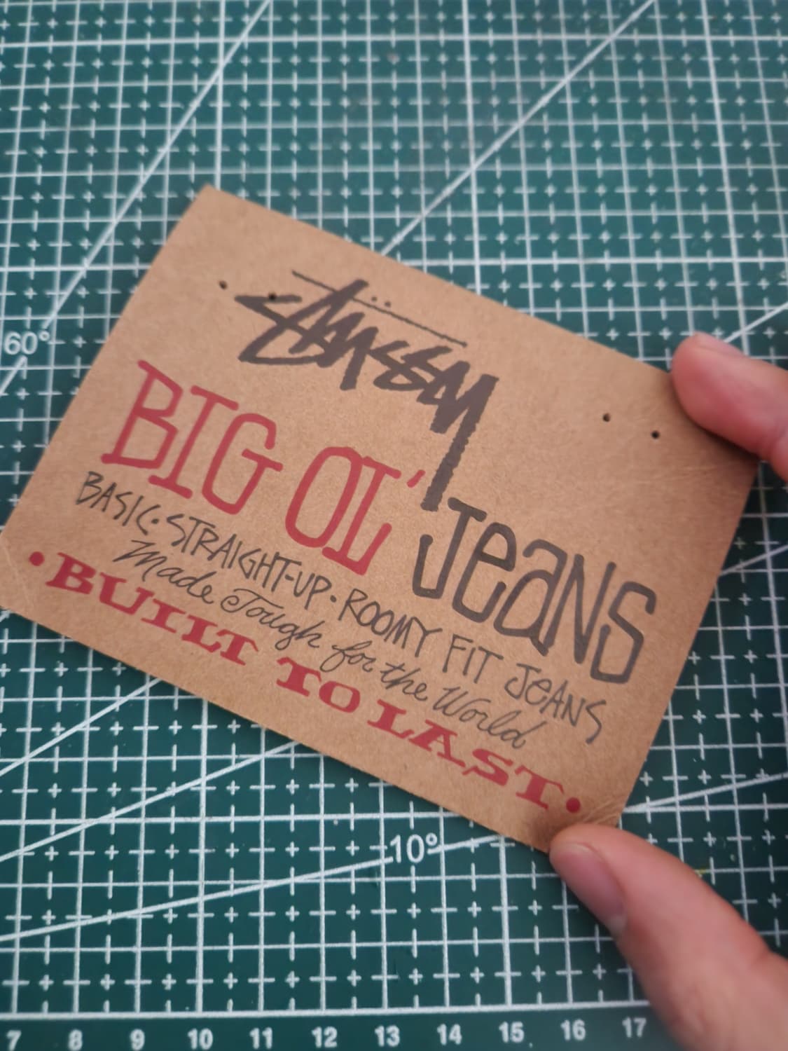 Stussy Washed Canvas Plaid Olive Big Ol' 상품이미지6