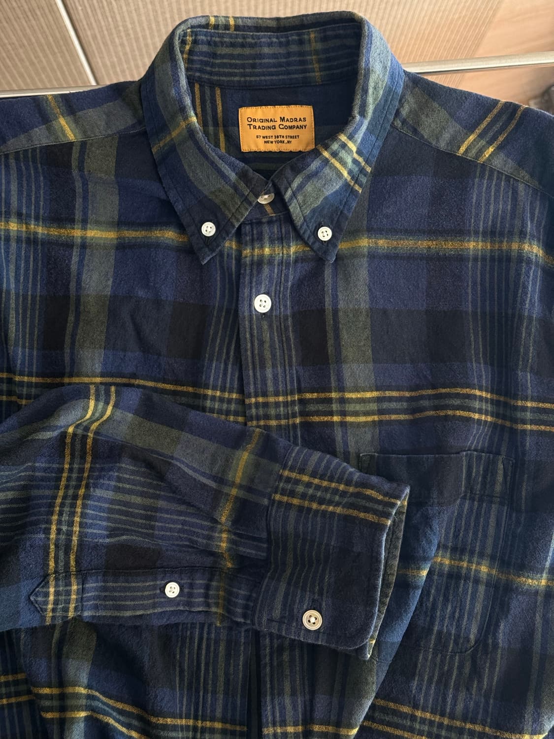 Original Madras 체크 셔츠 L 상품이미지1