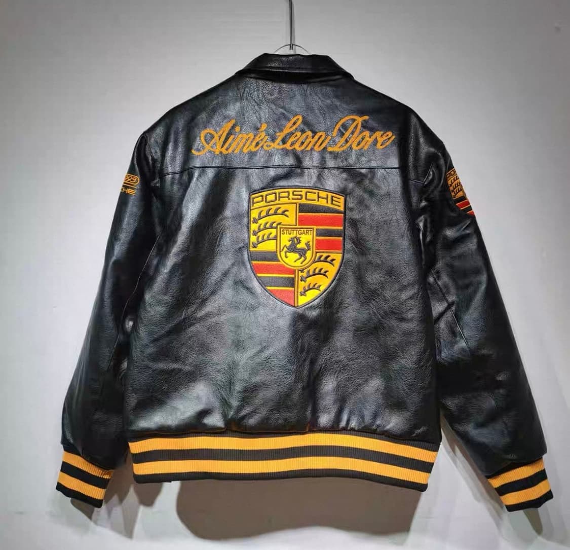 포르쉐 레더 바시티 자켓 상품이미지1